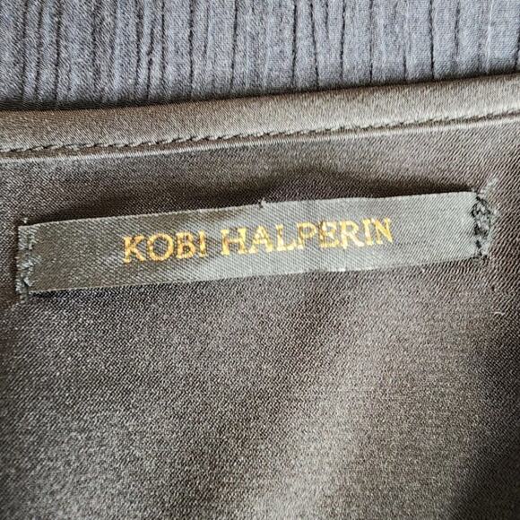 Kobi Halperin Paloma Pleated Drop Waist Dress Black Size XXS-See Measurements - Picture 8 of 10